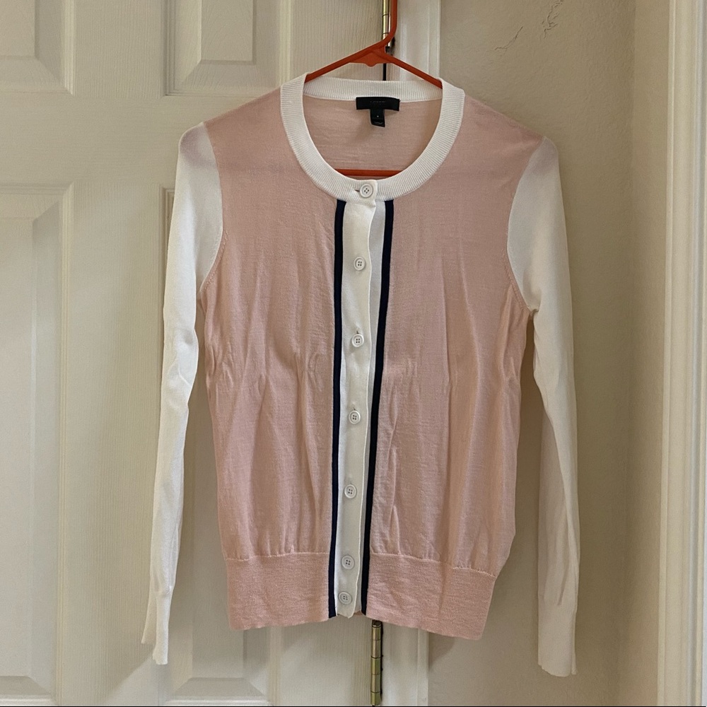 Jcrew colorblock cardigan